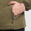 ARTIC — Ζακέτα fleece με ψηλό λαιμό & ενισχυτικά γαζιά, κεντρικό φερμουάρ, πλαϊνές τσέπες, μανσ…