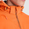 6428_311231_3_3 SIBERIA — Τζάκετ unisex softshell 2 στρωμάτων με φερμουάρ μπροστά σε χρωματική αντίθεση