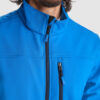 6432_05_3_3 ANTARTIDA — Τζάκετ softshell 2 στρωμάτων με ανεστραμμένο μπροστινό φερμουάρ σε χρωματική αντίθεση