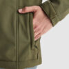 RUDOLPH — Τζάκετ softshell 3 στρωμάτων με μπροστινό φερμουάρ, υδατοαπωθητικό και αντιανεμικό