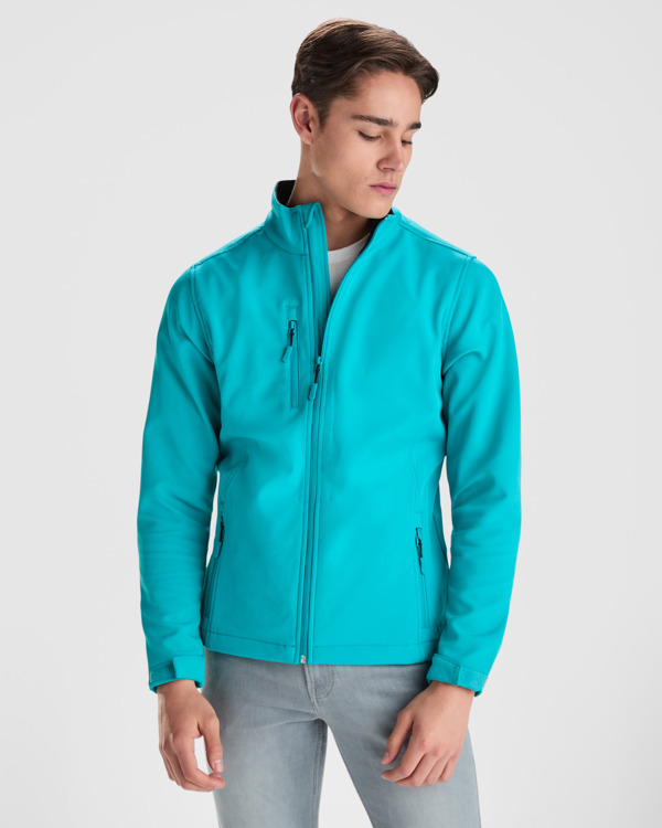 6436_236_1_1 NEBRASKA — Τζάκετ softshell 2 στρωμάτων με ανεστραμμένο μπροστινό φερμουάρ