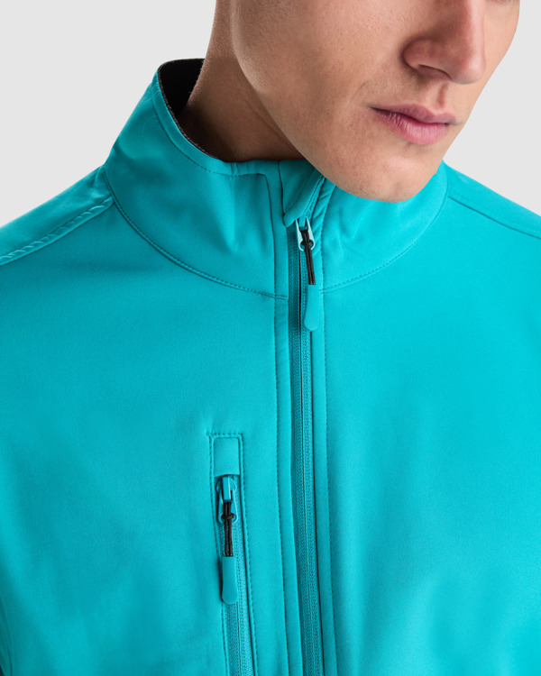NEBRASKA — Τζάκετ softshell 2 στρωμάτων με ανεστραμμένο μπροστινό φερμουάρ
