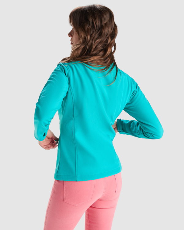 NEBRASKA WOMAN — Τζάκετ softshell 2 στρωμάτων με ανεστραμμένο μπροστινό φερμουάρ