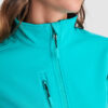 NEBRASKA WOMAN — Τζάκετ softshell 2 στρωμάτων με ανεστραμμένο μπροστινό φερμουάρ