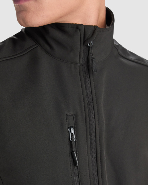 QUEBEC — Γιλέκο softshell 2 στρωμάτων με ανεστραμμένο μπροστινό φερμουάρ