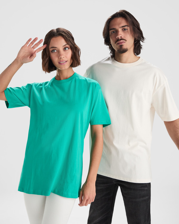 BULL — Χοντρό oversized κοντομάνικο μπλουζάκι