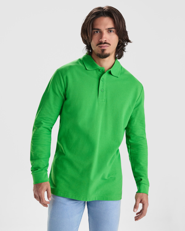 ESTRELLA L/S — Μακρυμάνικη βαμβακερή μπλούζα πόλο