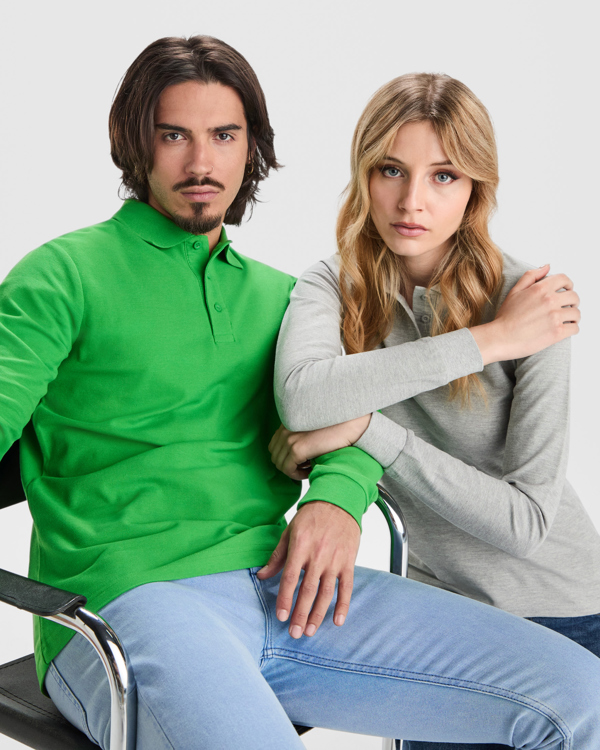 ESTRELLA L/S — Μακρυμάνικη βαμβακερή μπλούζα πόλο
