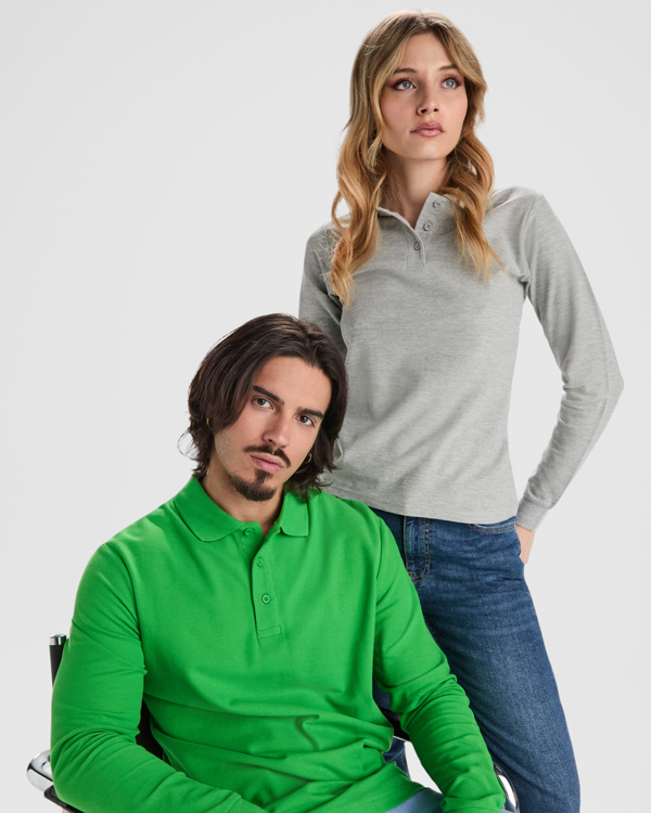ESTRELLA WOMAN L/S — Μακρυμάνικη βαμβακερή μπλούζα πόλο