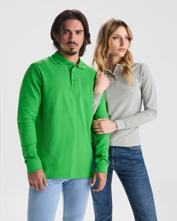 ESTRELLA WOMAN L/S — Μακρυμάνικη βαμβακερή μπλούζα πόλο