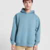OTTO — Unisex oversize φούτερ από χνουδιασμένο ύφασμα με κουκούλα επενδυμένη με το ίδιο ύφασμα
