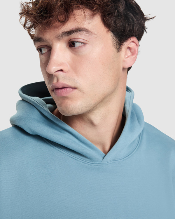 OTTO — Unisex oversize φούτερ από χνουδιασμένο ύφασμα με κουκούλα επενδυμένη με το ίδιο ύφασμα