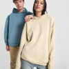 OTTO — Unisex oversize φούτερ από χνουδιασμένο ύφασμα με κουκούλα επενδυμένη με το ίδιο ύφασμα
