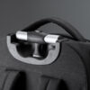 GARNES — Wheel trolley backpack made of 300D heather polyester