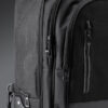 GARNES — Wheel trolley backpack made of 300D heather polyester