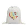 KANDA — Drawstring backpack, ideal for sublimation in resistant polyester