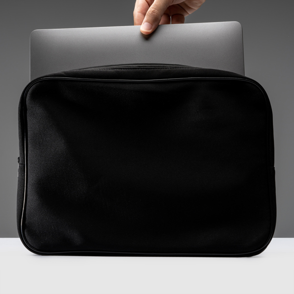 DEXTER — Perfect padded case for up to 13'' laptops made of softshell