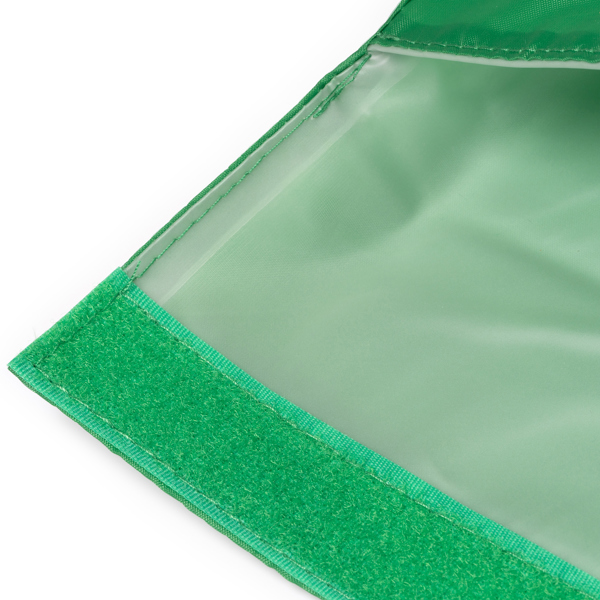 LOMBAS — Reusable sandwich pouch in RPET polyester with PEVA isothermic inner lining