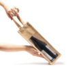 NIMBA — Laminated jute bag with window