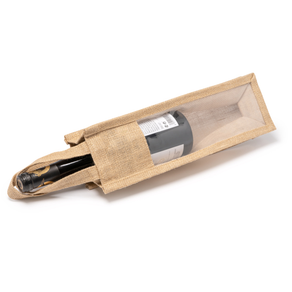 NIMBA — Laminated jute bag with window