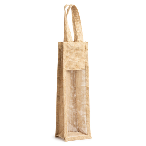 NIMBA — Laminated jute bag with window