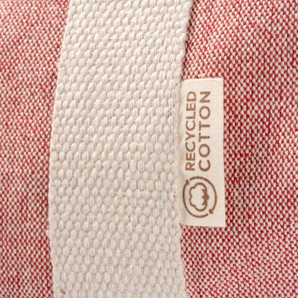 MONDELO — Multifunction duffel bag made of 320 gsm recycled cotton in a heather finish design