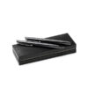7993_02_3_1 REYDON — Elegant twist roller pen and propelling pencil set, in a dark steel design