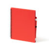 LEYNAX — Spiral ring notebook with plain sheets and pen holder