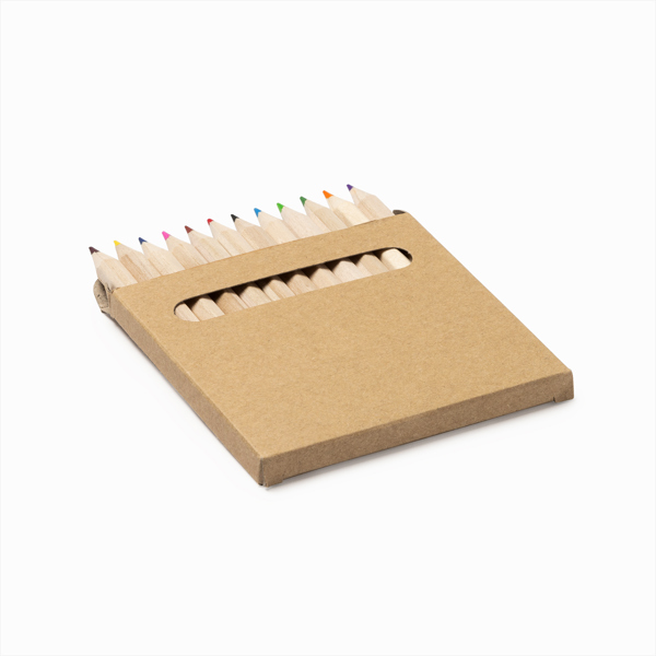 KOEL — Set of 12 wooden pencils in a recycled cardboard box