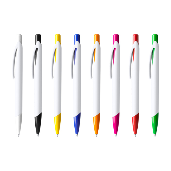 CITIX — Promotional ball pen with matching push button and tip in a two-colour finish