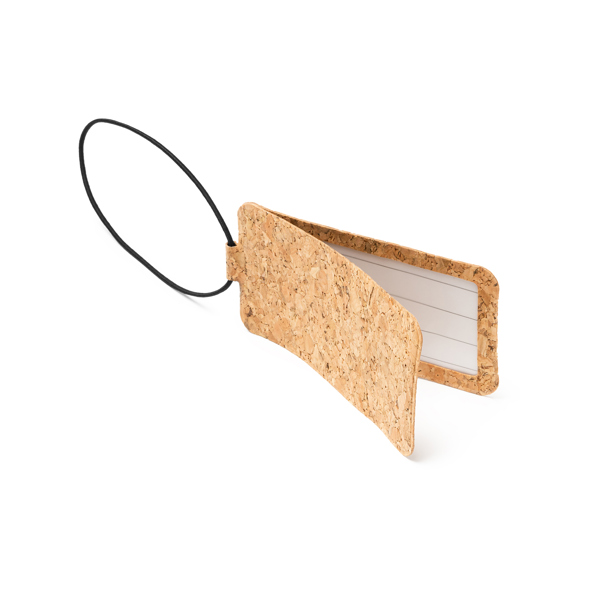 8206_29_1_1 PETRA — Cork suitcase tag with strap
