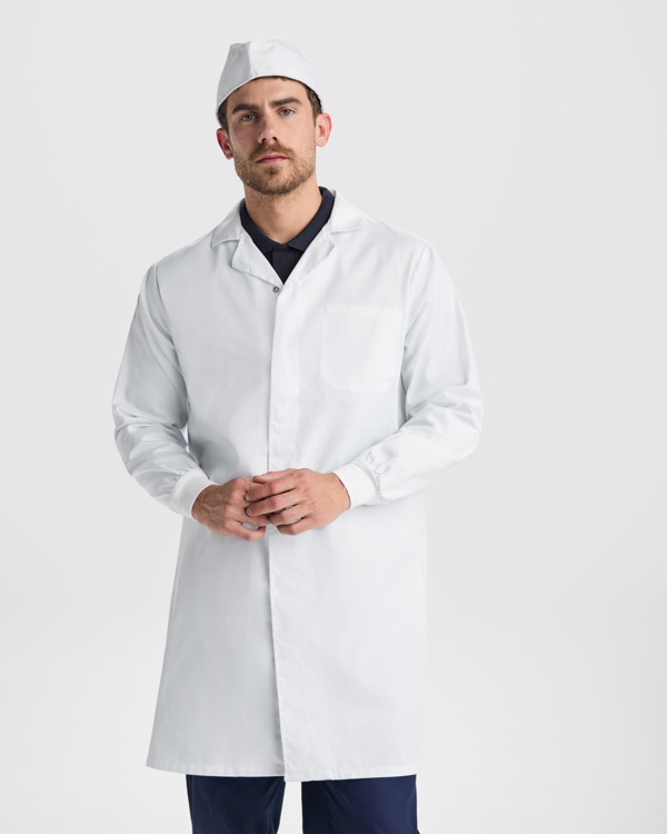 9092_01_1_1 MEDERI — Unisex εργαστηριακή ρόμπα με πέτο