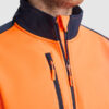 ANTARES — Δίχρωμο μπουφάν softshell υψηλής ορατότητας, 3 στρωμάτων, υδροαπωθητικό