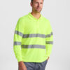 POLARIS L/S — Μακρυμάνικο μπλουζάκι πόλο υψηλής ορατότητας